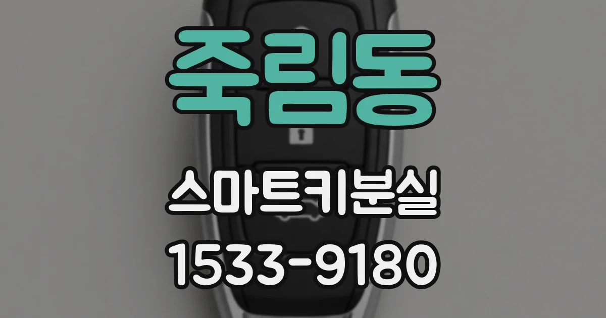 죽림동 스마트키분실