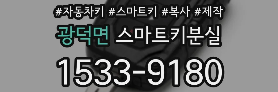광덕면 스마트키분실