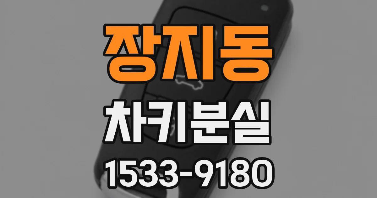 장지동 차키분실