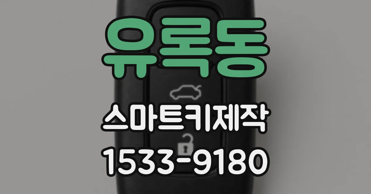 유록동 스마트키제작