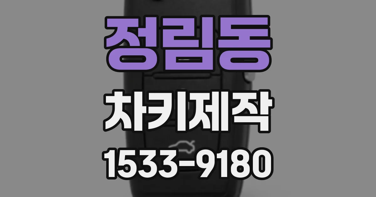 정림동 차키제작