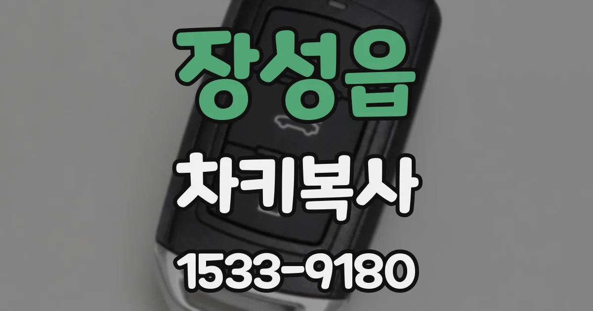 장성읍 차키복사