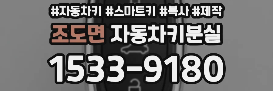 조도면 자동차키분실