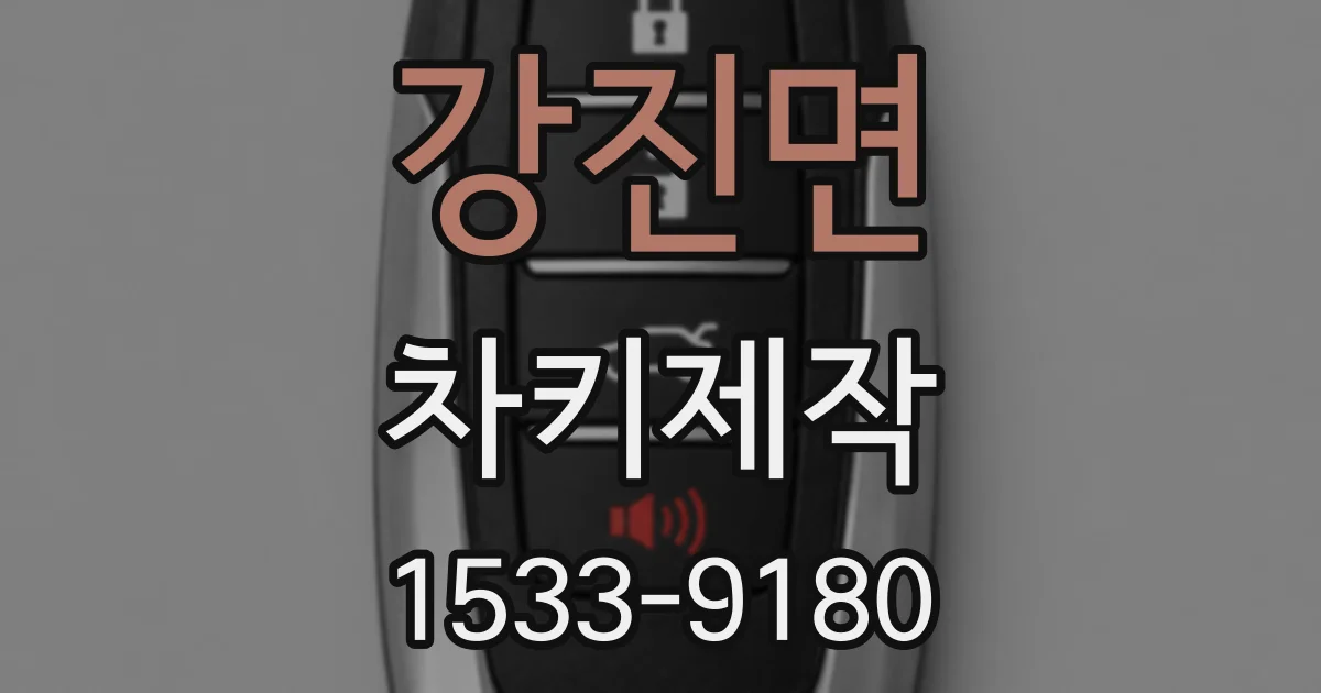 강진면 차키제작