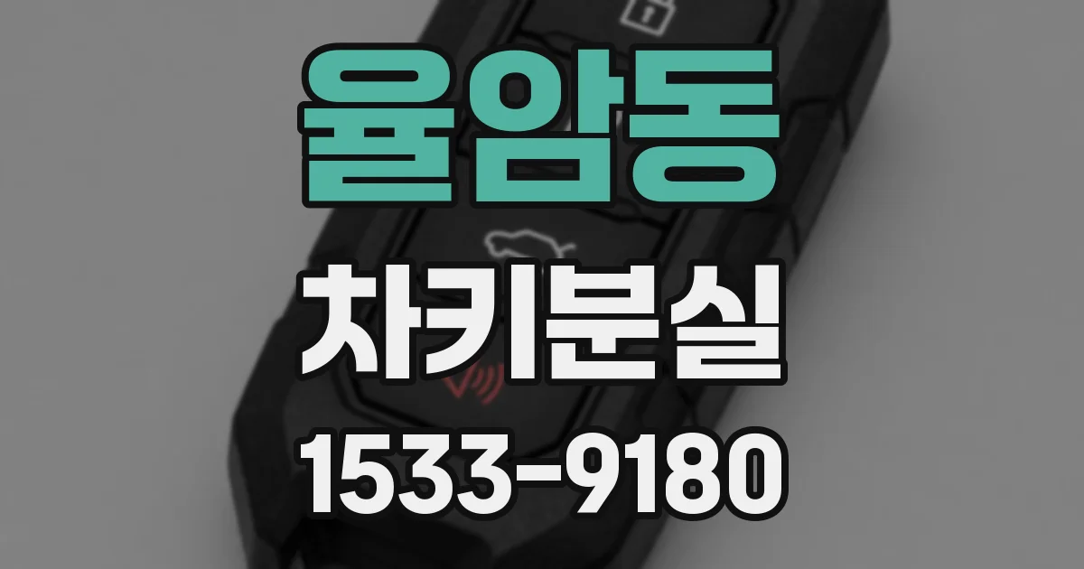율암동 차키분실
