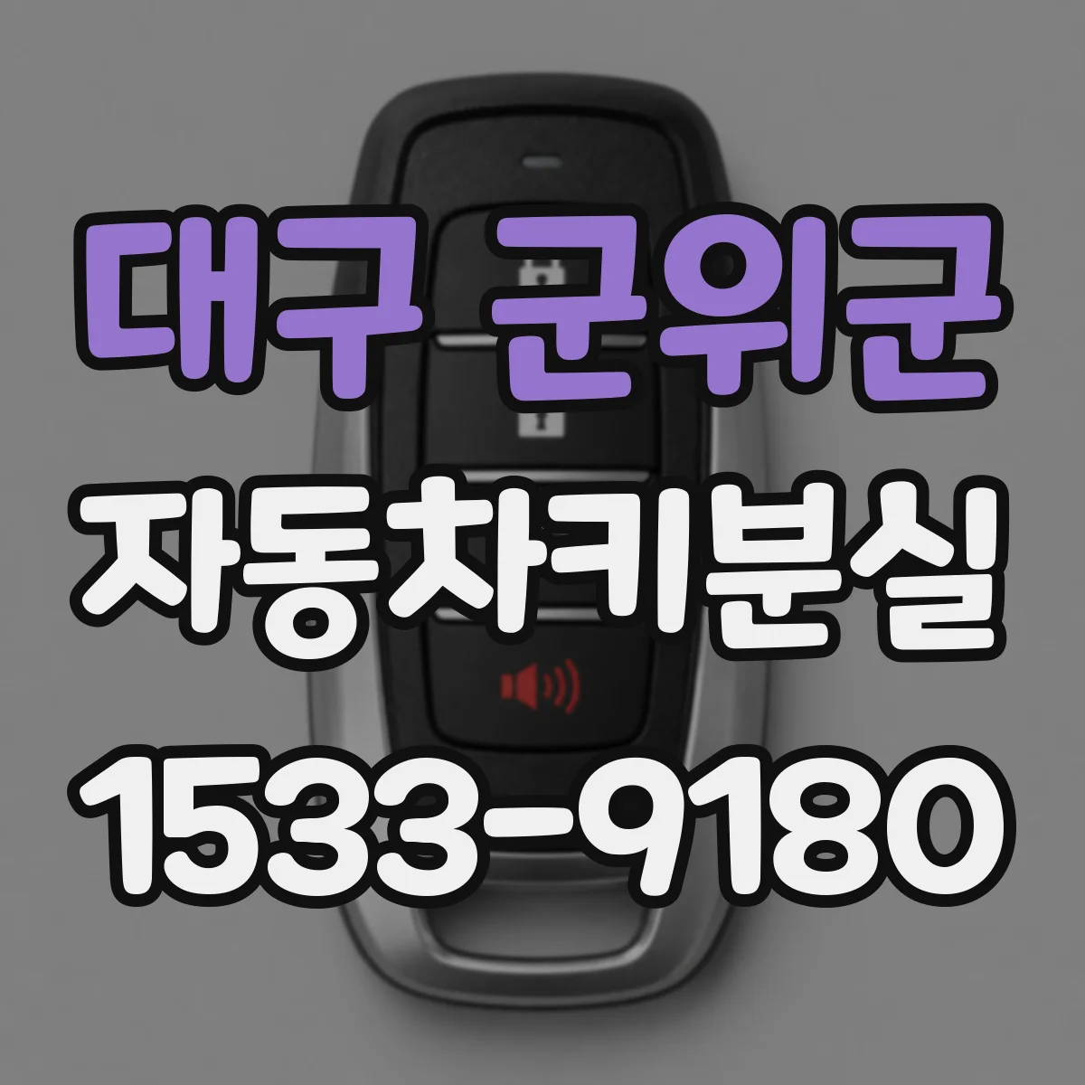 대구 군위군 자동차키분실