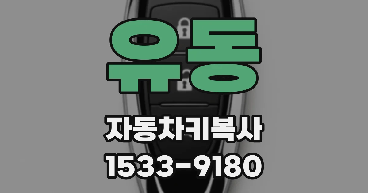 유동 자동차키복사