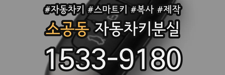 소공동 자동차키분실
