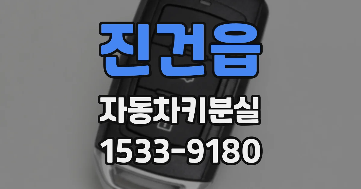 진건읍 자동차키분실
