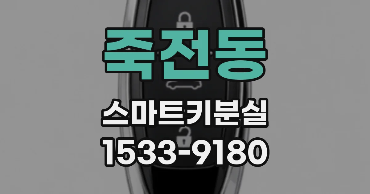 죽전동 스마트키분실