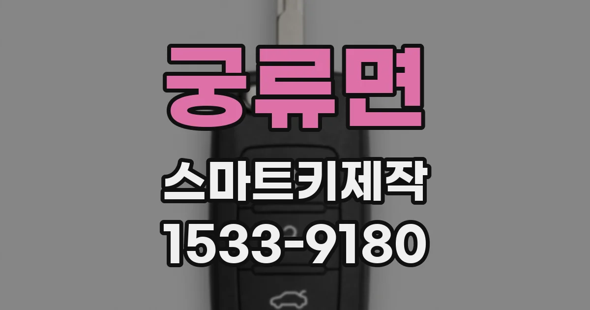 궁류면 스마트키제작