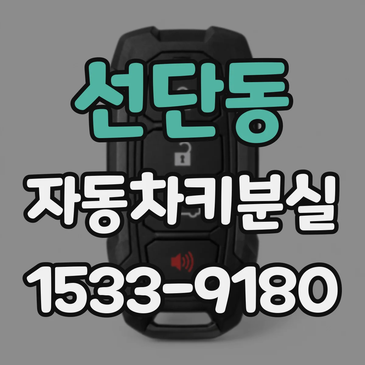선단동 자동차키분실