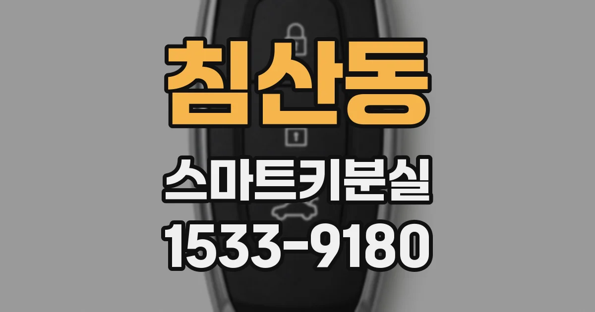 침산동 스마트키분실