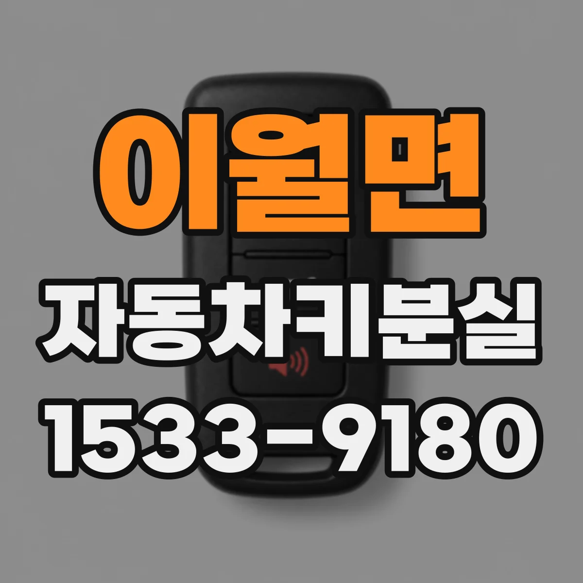 이월면 자동차키분실