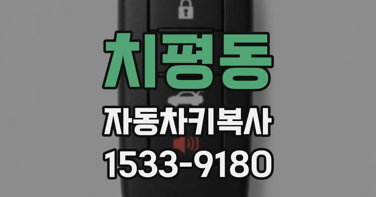 치평동 자동차키복사