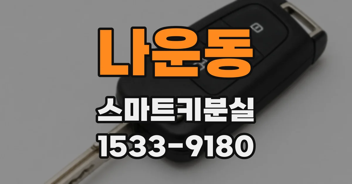 나운동 스마트키분실