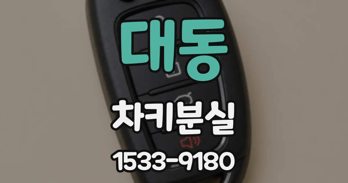 대동 차키분실