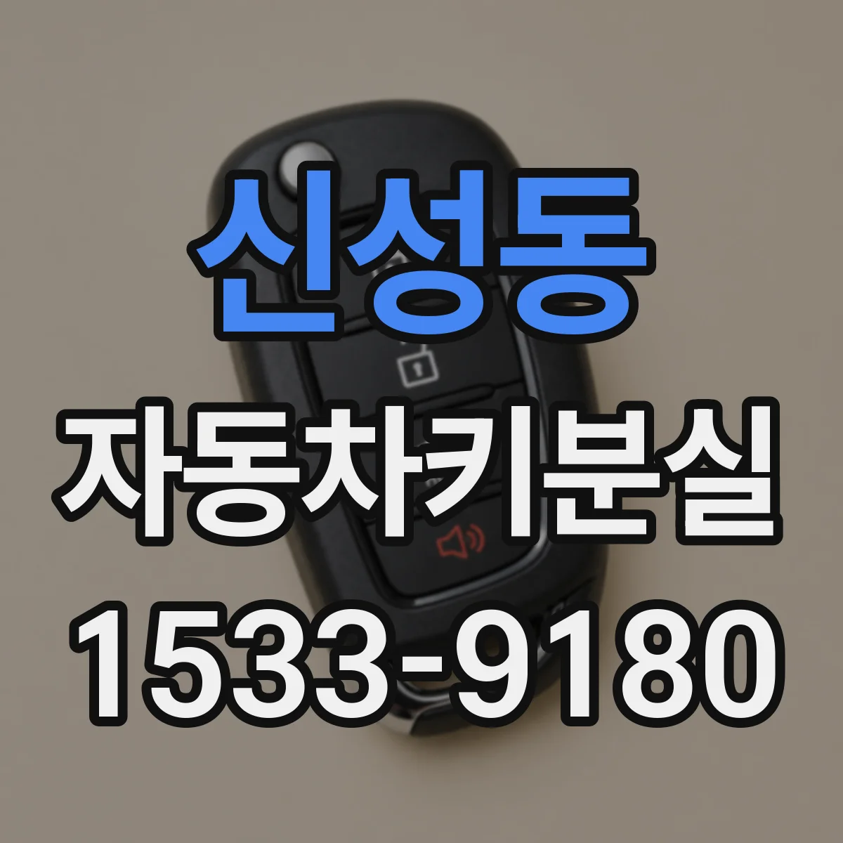 신성동 자동차키분실