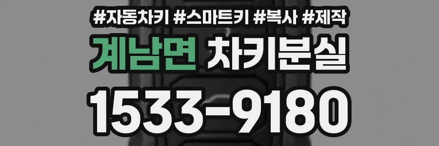 계남면 차키분실