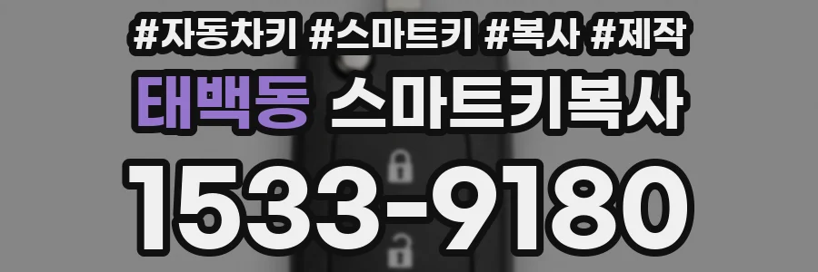 태백동 스마트키복사