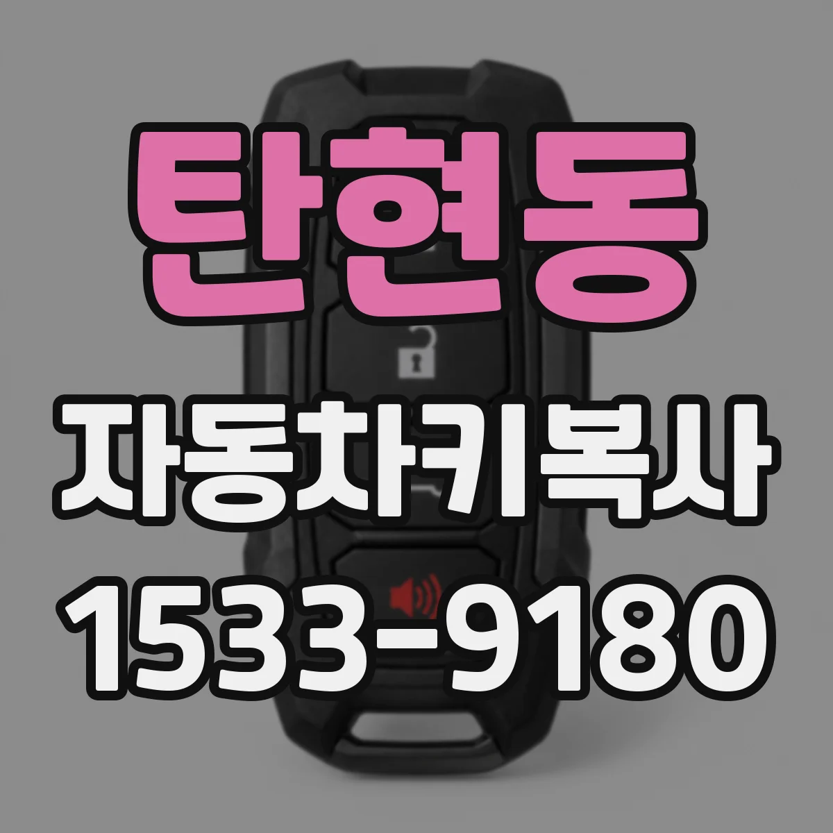 탄현동 자동차키복사