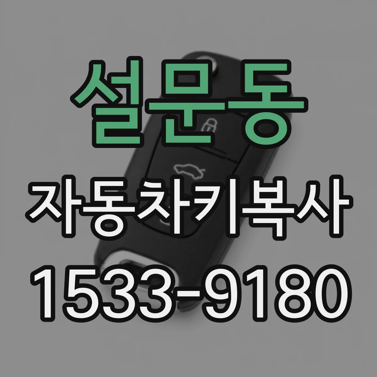 설문동 자동차키복사
