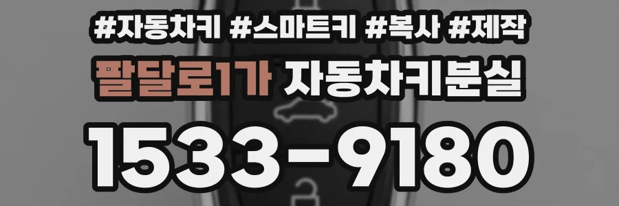 팔달로1가 자동차키분실