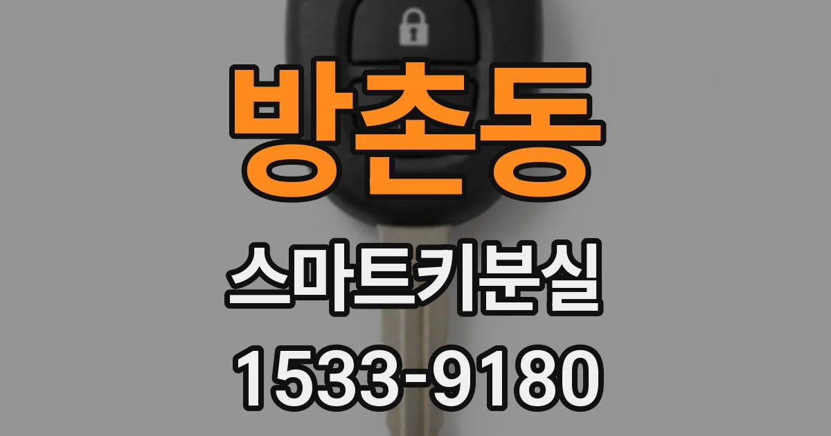 방촌동 스마트키분실