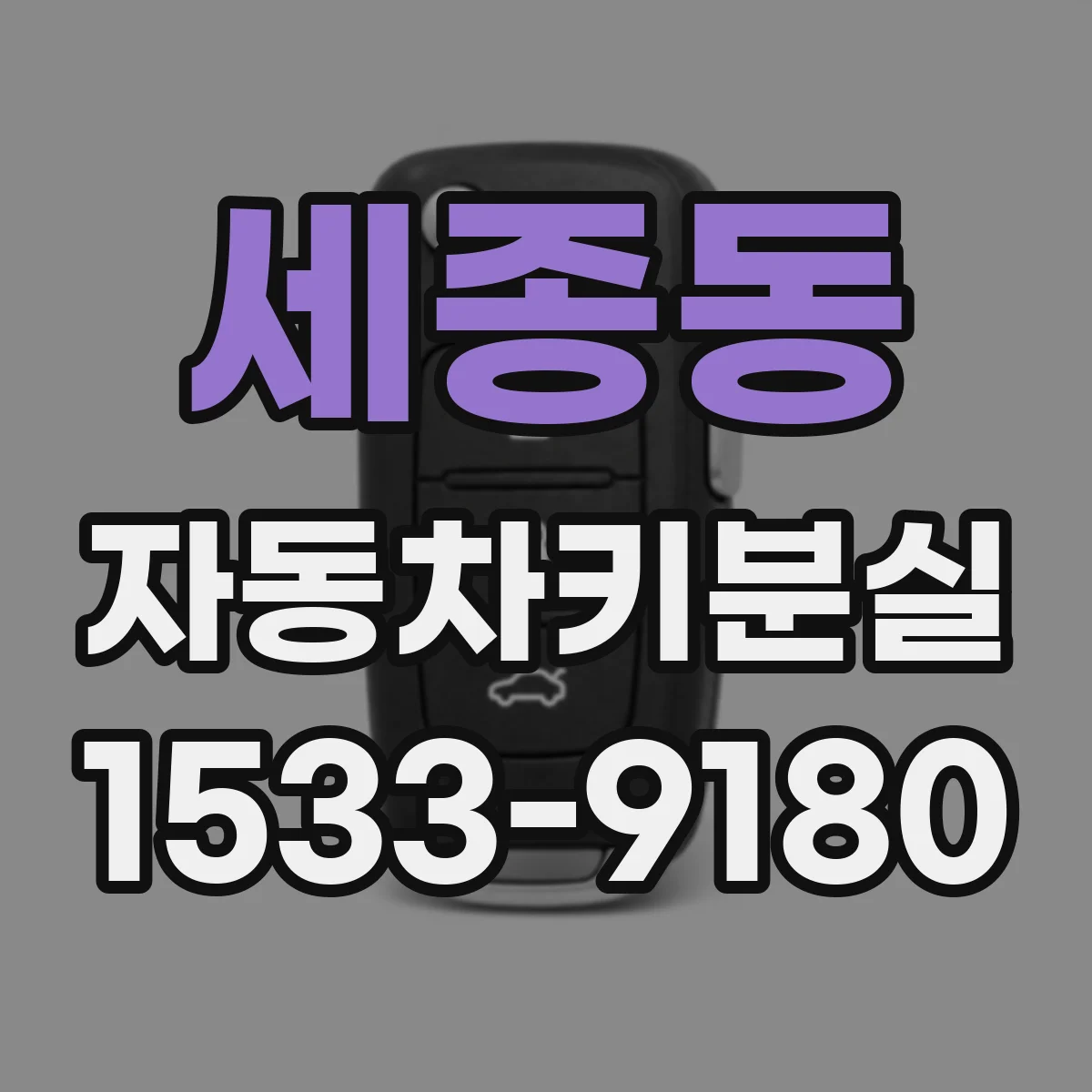 세종동 자동차키분실
