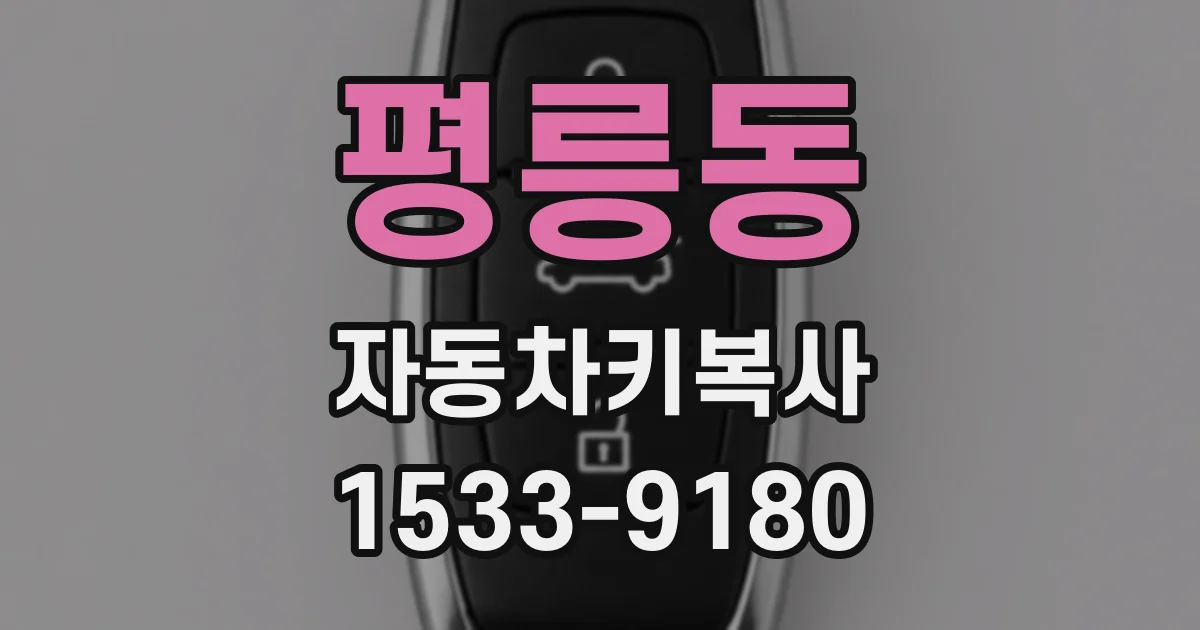 평릉동 자동차키복사