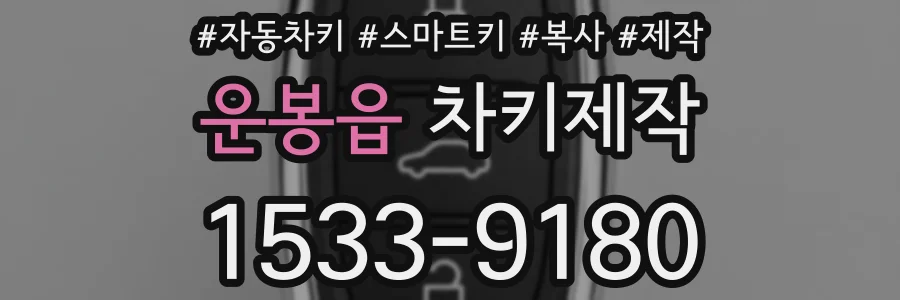 운봉읍 차키제작