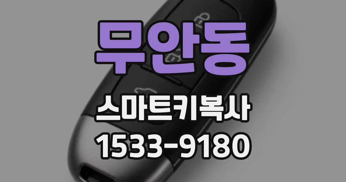 무안동 스마트키복사