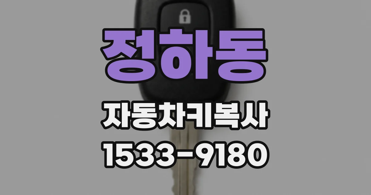 정하동 자동차키복사