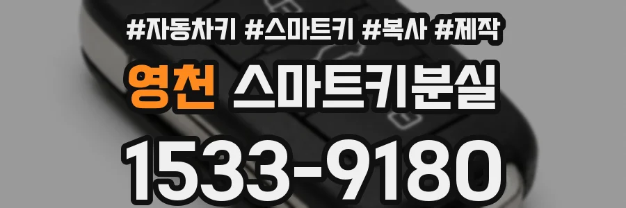 영천 스마트키분실