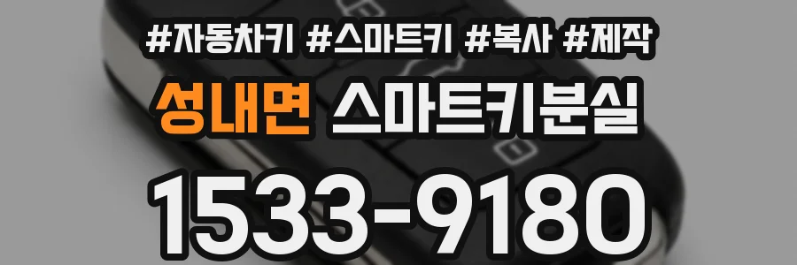 성내면 스마트키분실
