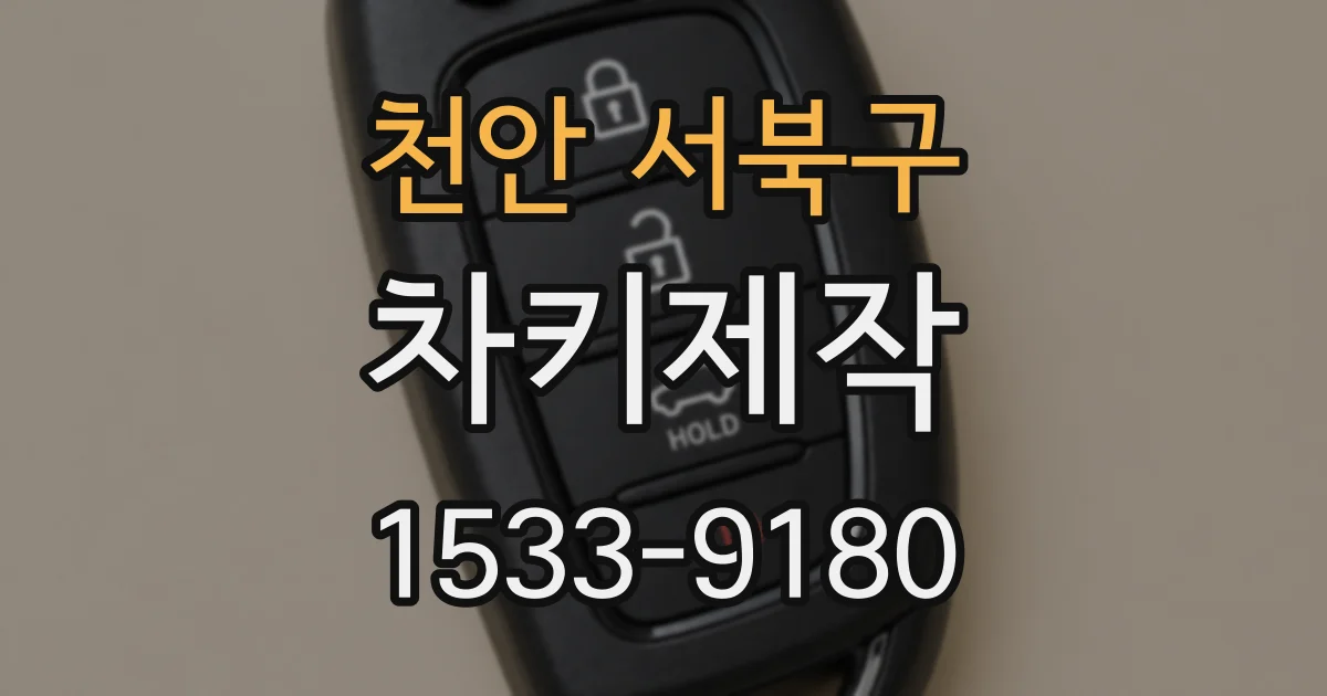 천안 서북구 차키제작