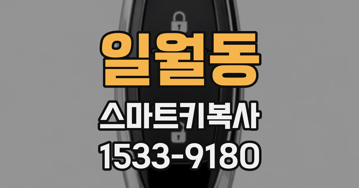 일월동 스마트키복사