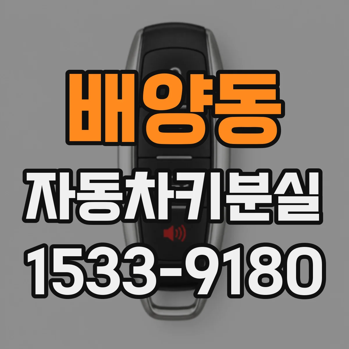 배양동 자동차키분실