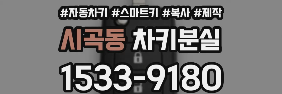 시곡동 차키분실