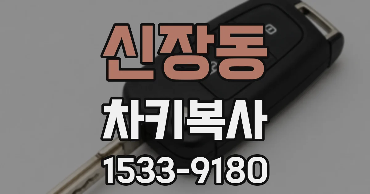 신장동 차키복사