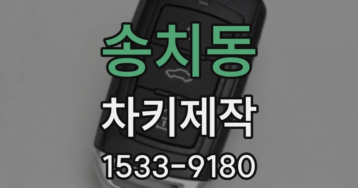송치동 차키제작