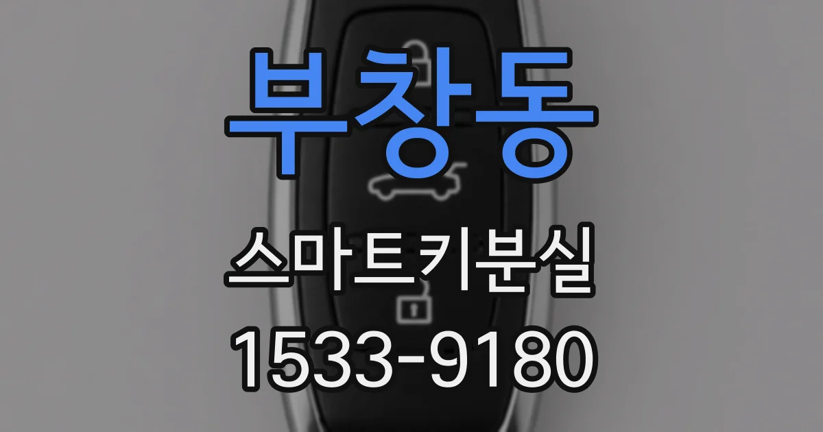 부창동 스마트키분실