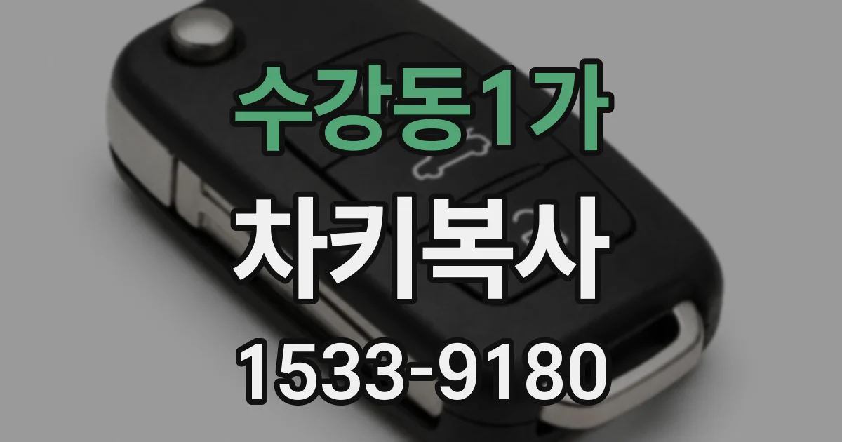 수강동1가 차키복사