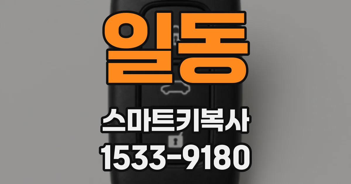 일동 스마트키복사