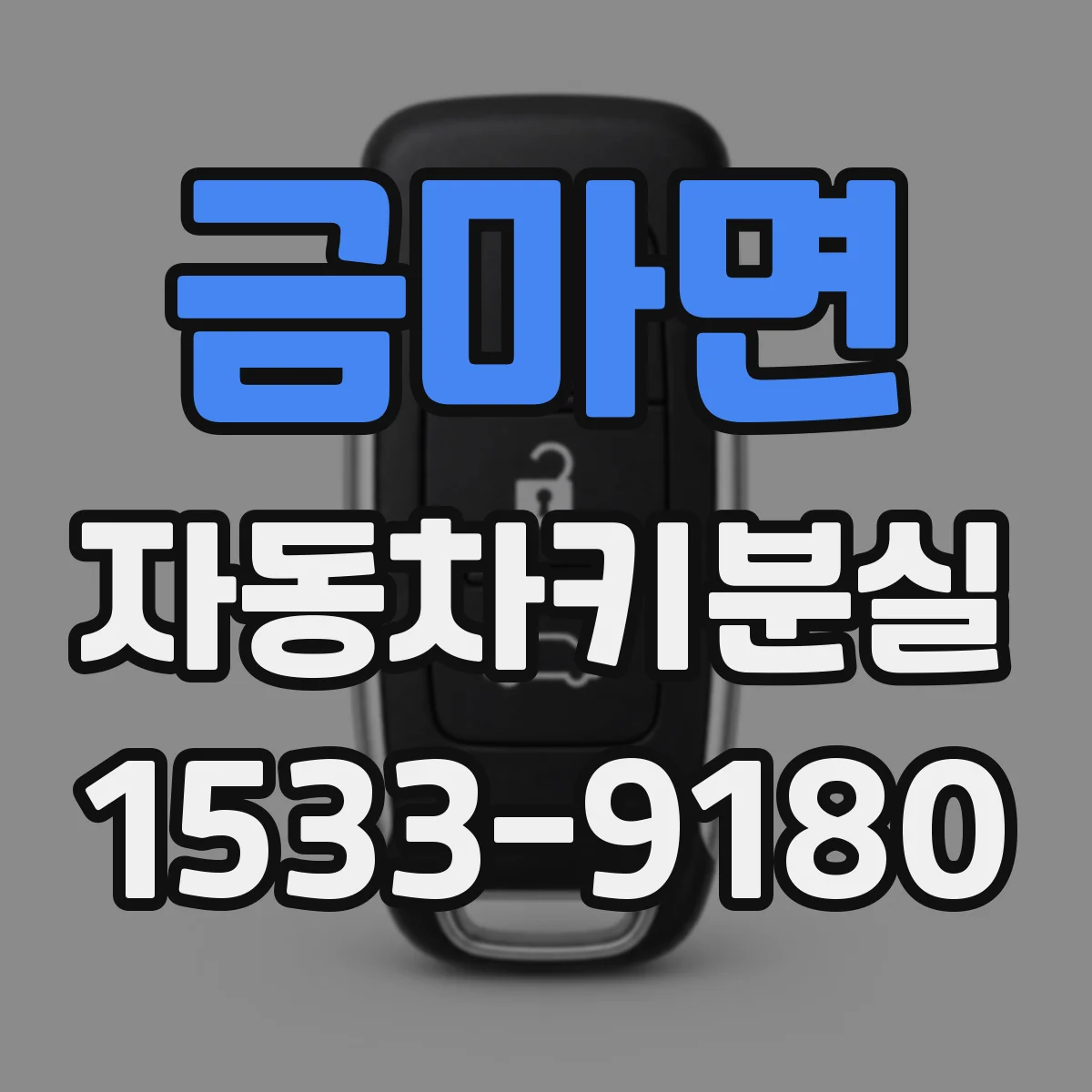 금마면 자동차키분실