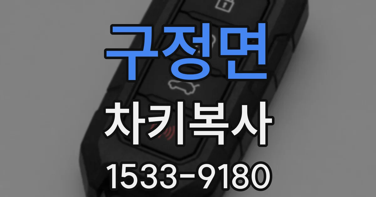 구정면 차키복사