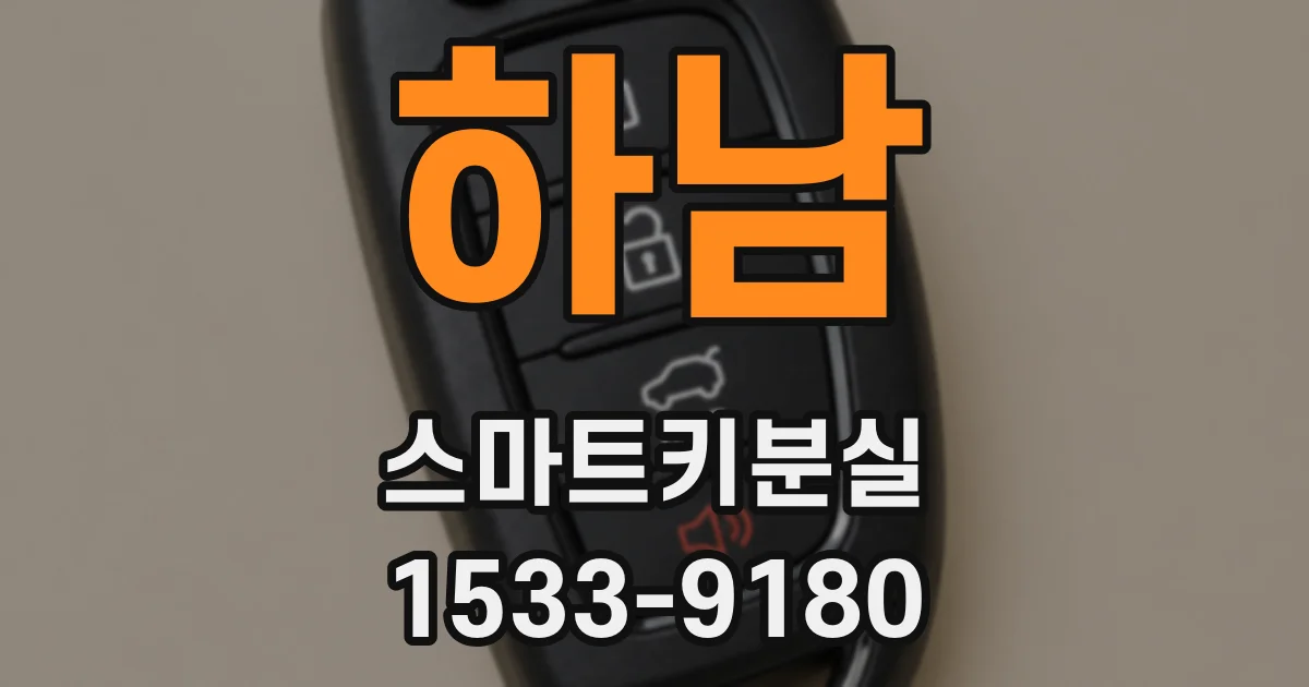 하남 스마트키분실