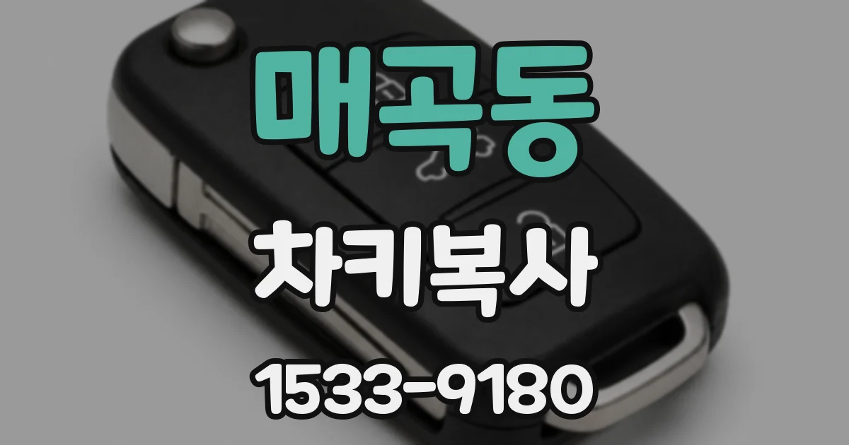 매곡동 차키복사