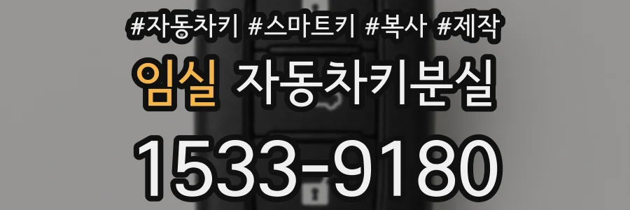 임실 자동차키분실