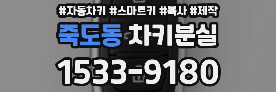 죽도동 차키분실